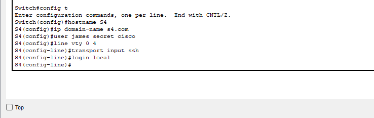 SSH Configuration Commands